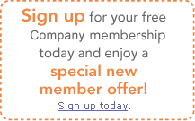 Sign up for your free Company Membership today and enjoy a special new member offer.  